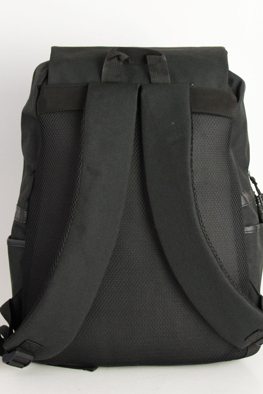 Ανδρικό μαύρο υφασμάτινο Backpack με τσεπάκια 50502L