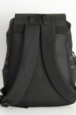 Ανδρικό μαύρο υφασμάτινο Backpack με τσεπάκια 50502L