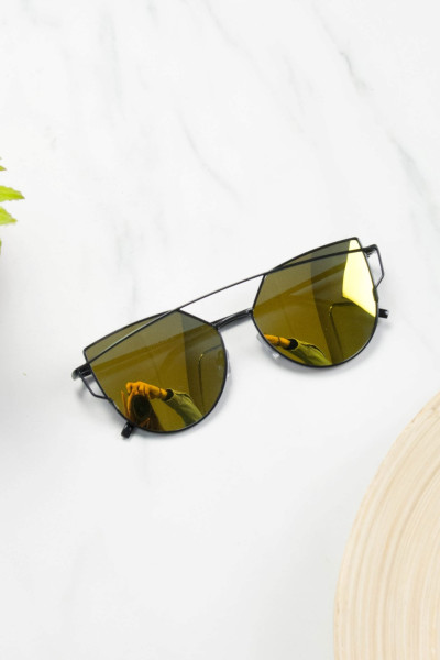 Women's Sunglasses Gold S7058