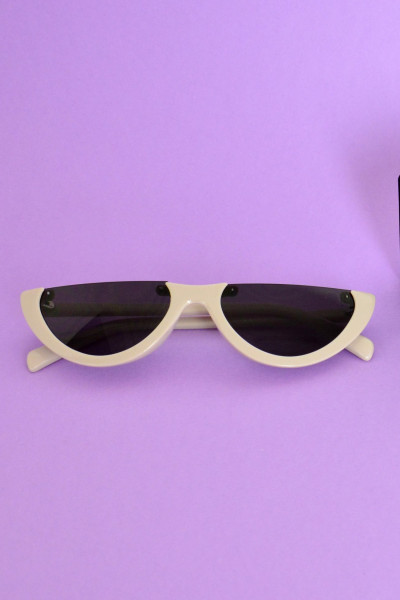 Women's sunglasses cat eye beige Premium S2642G
