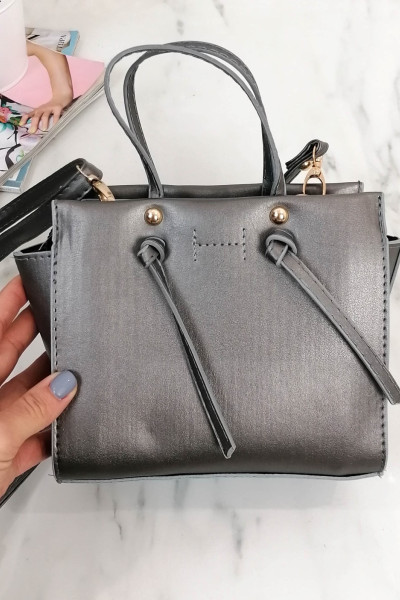 Women's gray handbag 210349G