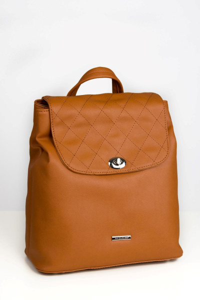 David Jones Women's camel Backpack leatherette CM5610R