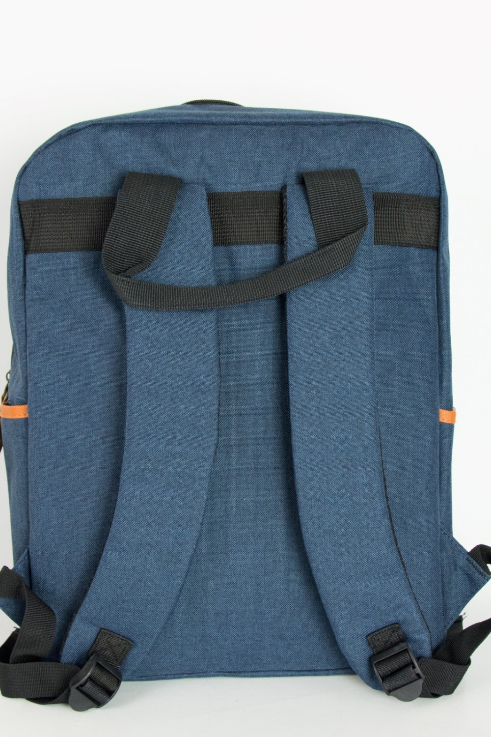 Ανδρικό μπλε στρογγυλό Backpack μονόχρωμο 1205F